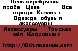 Цепь серебряная 925проба › Цена ­ 1 500 - Все города, Казань г. Одежда, обувь и аксессуары » Аксессуары   . Томская обл.,Кедровый г.